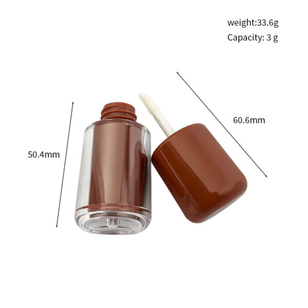 3g Lip Gloss Tube with Thick-Wall Bottle